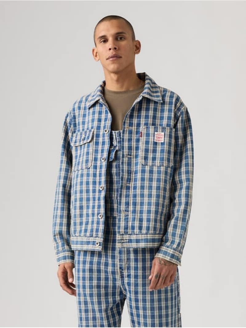 Levi's WORKWEAR SUNRISE トラッカージャケット リーバイス ジャケット・アウター デニムジャケット ネイビー【送料無料】