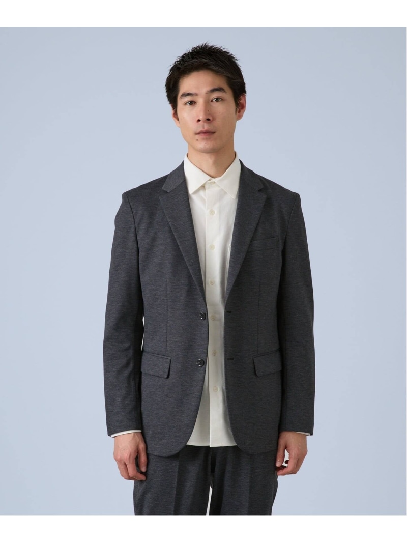 【SALE／30%OFF】B.C STOCK PONTE PRINT 2B ジャケット ベーセーストック ジャケット・アウター テーラードジャケット・ブレザー ブラック ネイビー グレー【RBA_E】【送料無料】｜ Fashion Men