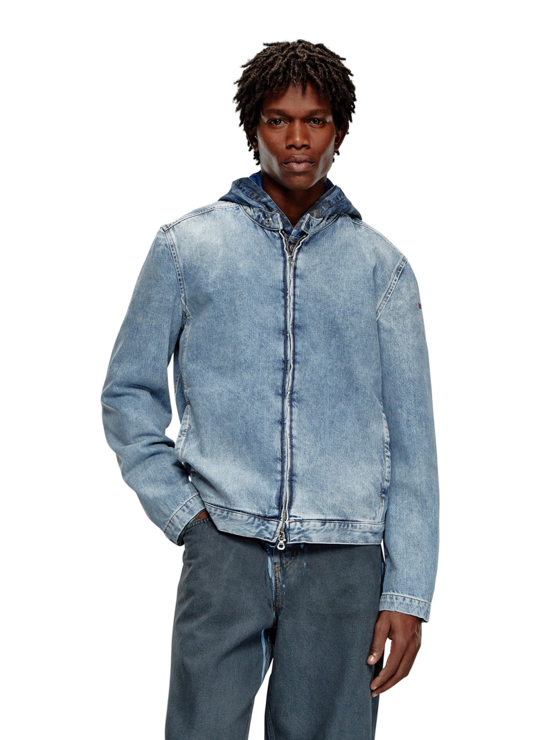 DISEL デニムジャケット　シースルー　ディーゼル 楽天市場】DIESEL メンズ デニム ジャケット シースルー