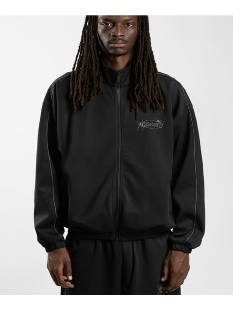WASTED PARIS 【WASTED PARIS】BOILER RESET TRACK JACKET ネバーマインドザエックスユー／チカシツプラス ジャケット・アウター ナイロンジャケット ブラック【送料無料】