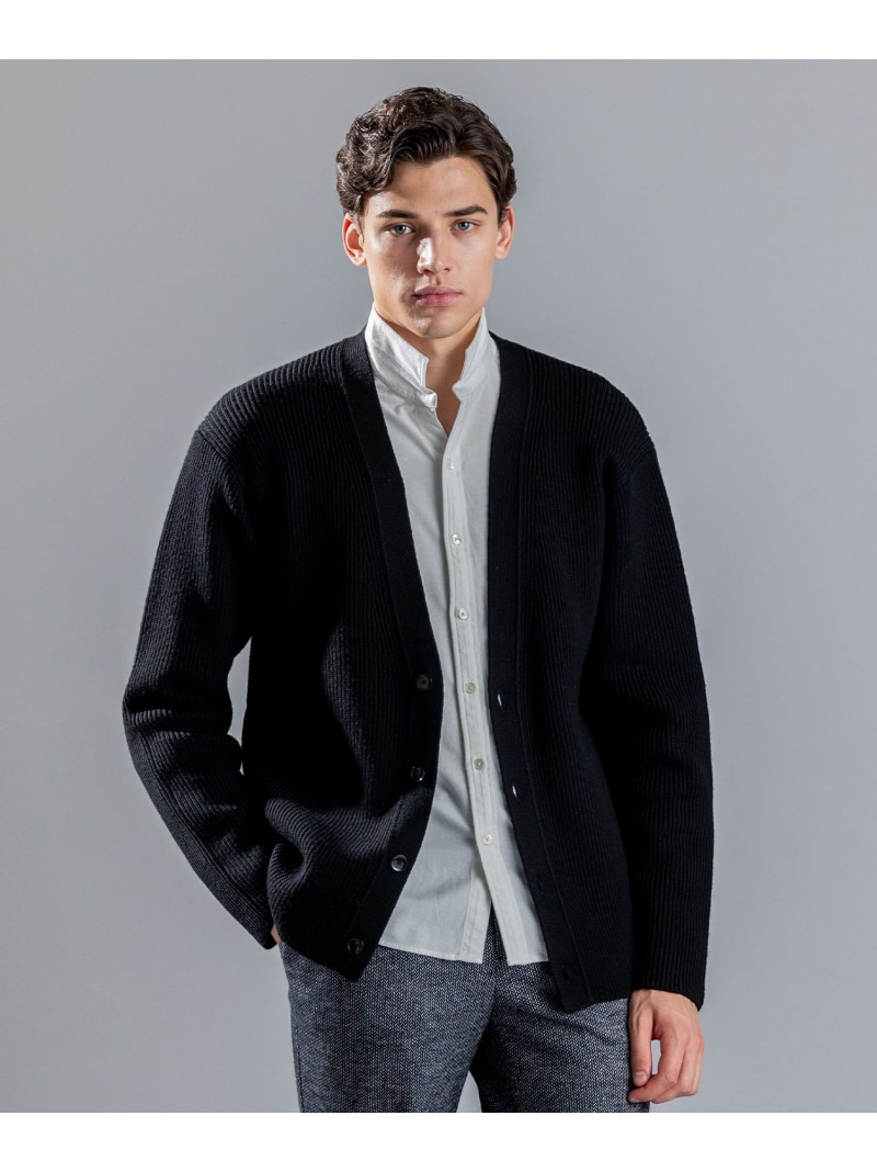 【SALE／40%OFF】JOSEPH HOMME アコーディオンメリノ 編み物ジレー ジョゼフ オム トップス 編み物 黒いこと 青色【RBA_E】【貨物輸送無料】