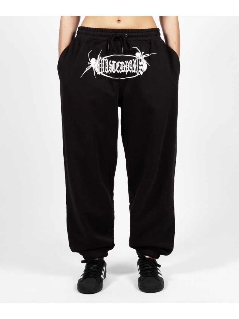 WASTED PARIS 【WASTED PARIS】JOGGING BOILER ネバーマインドザエックスユー／チカシツプラス パンツ ジャージ・スウェットパンツ ブラック グレー【送料無料】