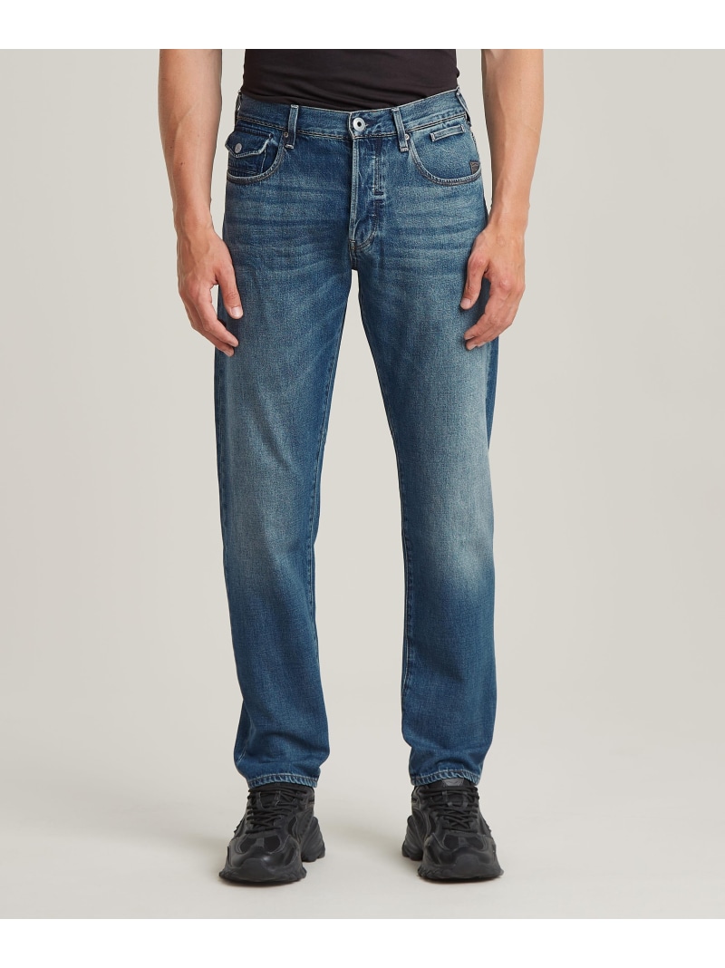 【SALE／40%OFF】G-Star RAW 【堅苦しさ販売店】MORRY FWD 3D REGULAR TAPERED JEANS/立体断ち切るレギュラーテーパードジーンズ ジースターロゥ ズボン下 デニム・ジーンズズボン下 青色【RBA_E】【貨物輸送無料】
