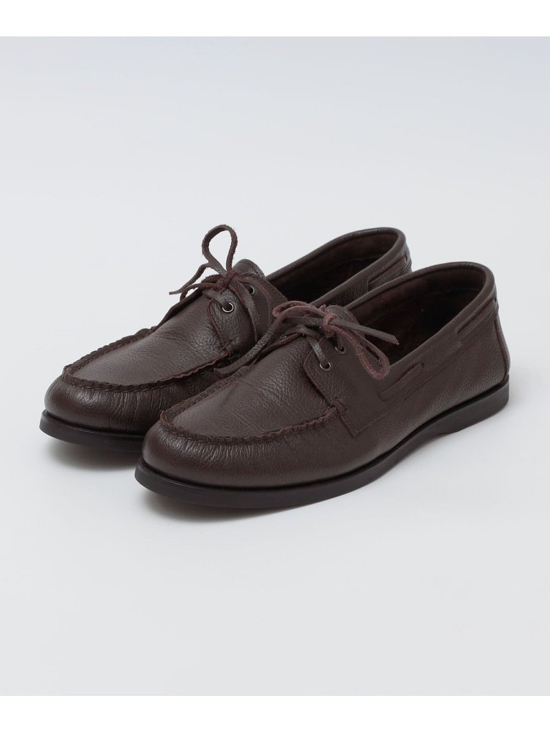 SHIPS MEN 【SHIPS別注】polpetta: モカシン シップス シューズ・靴 モカシン・デッキシューズ ブラウン ブラック【送料無料】