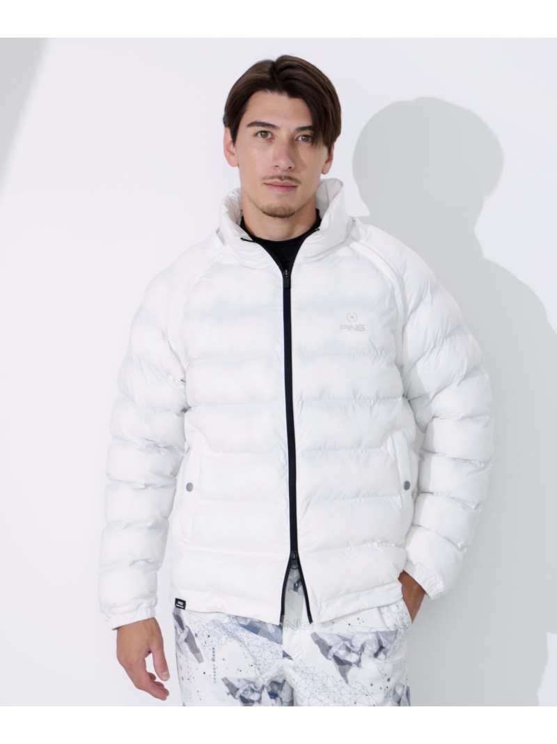 楽天市場】ピン PING ハイブリッド ダウンジャケット [Black×Black