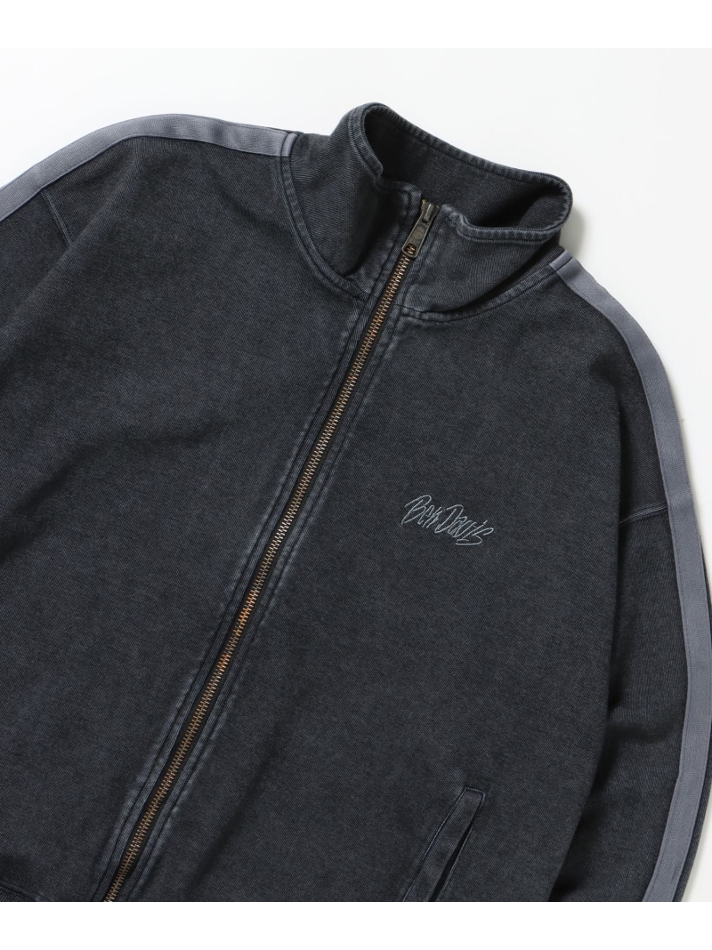 BEN DAVIS / WHITE LABEL 【BEN DAVIS(ベンデイビス)】JERSEY LINE TRACK JACKET ナバル トップス カットソー・Tシャツ グレー ブラック ピンク【送料無料】