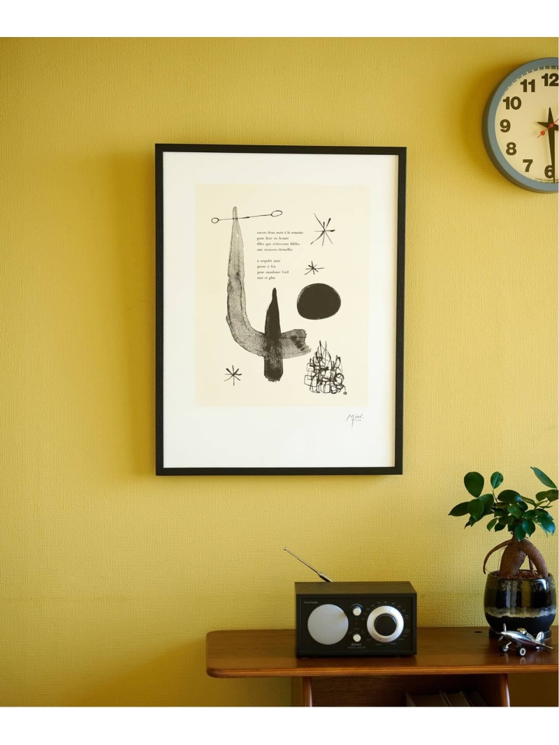 JOURNAL STANDARD FURNITURE 7 POSTER MIRO 工芸ひな形 ジャーナルスタンダードファニチャー 室内装飾・やって行く雑貨 映し絵ひな形・活動写真立て【貨物輸送無料】