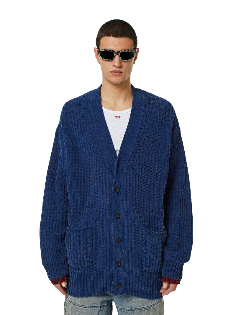 Diesel メンズ カーディガン ローゲージ