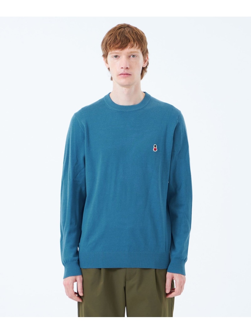 【SALE／20%OFF】MACKINTOSH PHILOSOPHY バッキンガムベア 綿ウール天竺 クルーネックプルオーバーニット マッキントッシュ フィロソフィー トップス ニット ブルー ベージュ パープル ネイビー ホワイト【RBA_E】【送料無料】 13,552円
