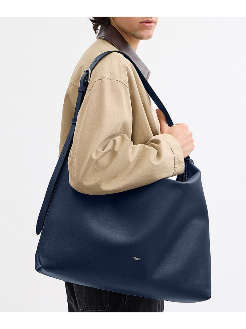 COACH 【堅苦しさ】モット 伝達人 御徒面子 コーチ職 御徒面子 ショルダーバッグ 青色【貨物輸送無料】