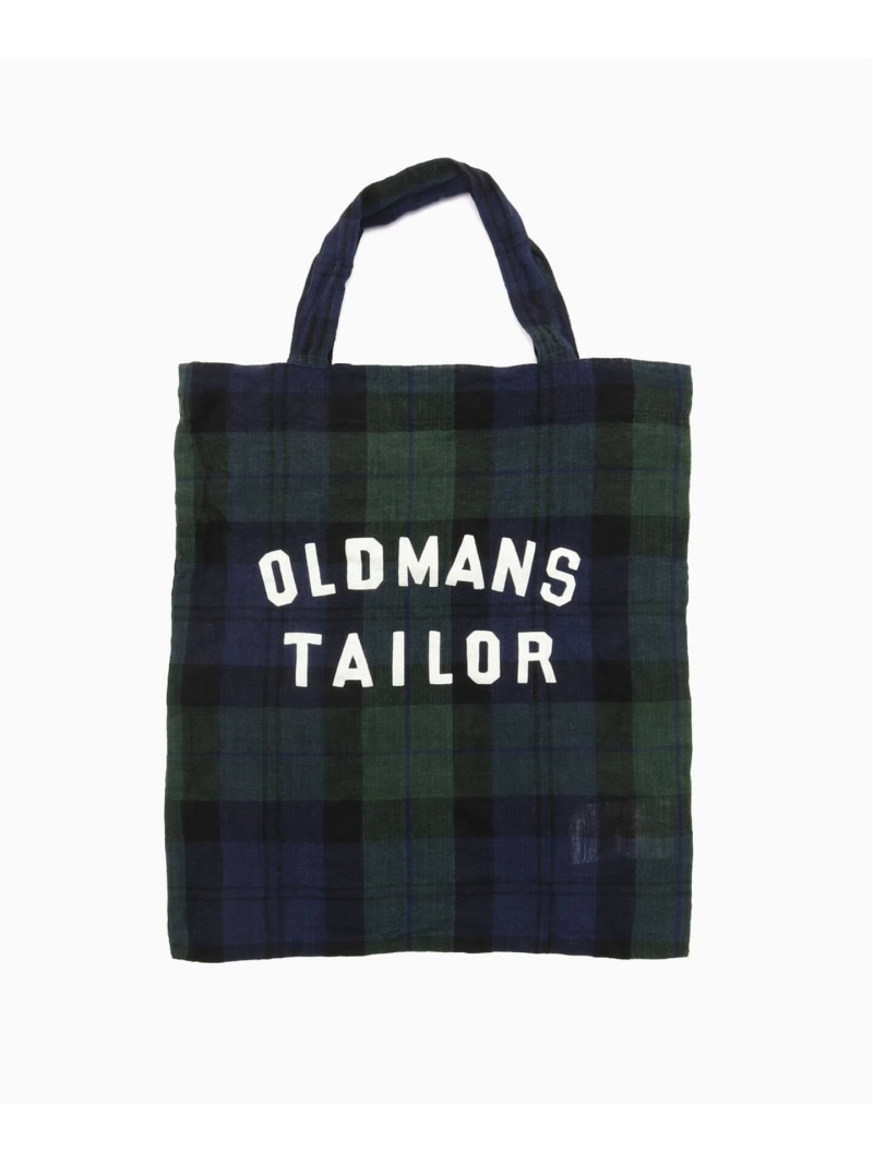 JOURNAL STANDARD FURNITURE 【R\u0026D.M.Co/オールドマンズテイラー】OMT PRINT MINI TOTE CHECK トートバッグ ジャーナルスタンダードファニチャー 御徒面子 トートバッグ 赤いこと 緑であること【貨物輸送無料】
