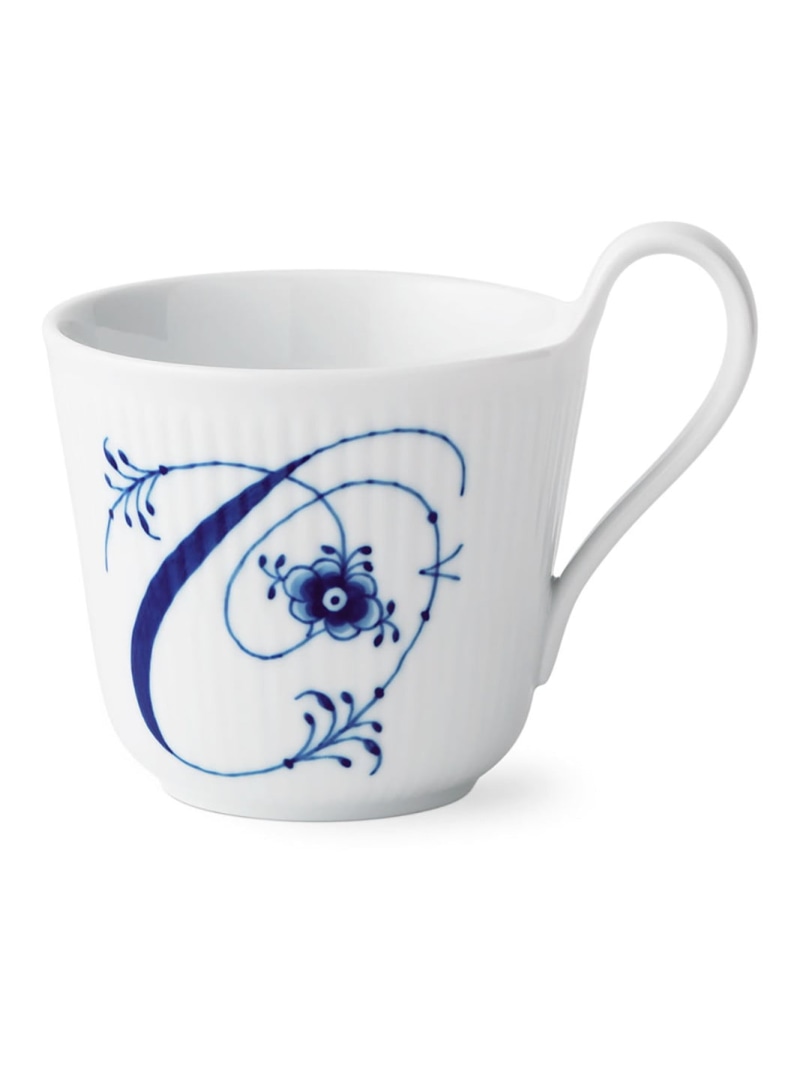 Royal Copenhagen [堅苦しさ] ブルーフルーテッド 飾り気の無い コップ 御機嫌手持ち部分 「 O 」 ロイヤル コペンハーゲン 食器・膳立て物の具・御厨子所備品 グラス・マグカップ・タンブラー【貨物輸送無料】
