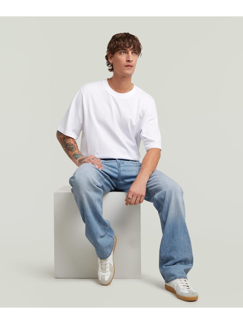 【SALE／40%OFF】G-Star RAW 【堅苦しさ販売店】DAKOTA REGULAR STRAIGHT JEANS/ベーシックデザインレギュラーストレートジーンズ ジースターロゥ ズボン下 デニム・ジーンズズボン下 青色【RBA_E】【貨物輸送無料】