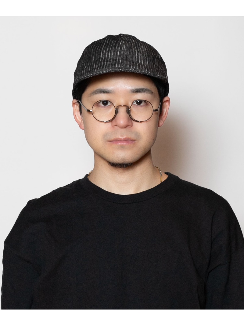 CA4LA STRIPED DENIM CAP カシラ 帽子 キャップ ブラック ネイビー【送料無料】