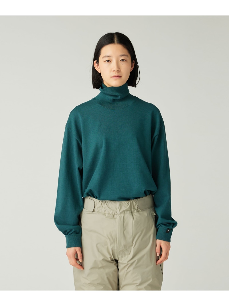 【SALE／30%OFF】Snow Peak Washable Wool Turtleneck Knit スノーピーク トップス ニット オレンジ グリーン ブラック【RBA_E】【送料無料】 11,265円