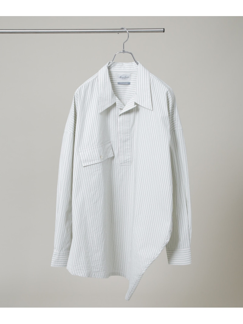 NANO universe Marvine Pontiak Shirt Makers/Twist P/O ナノ全ての存在 トップス プルオーバー・トップ ベージュ【貨物輸送無料】