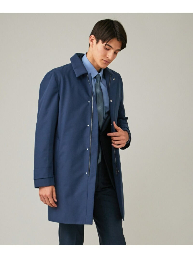 楽天市場 Sale 50 Off Ck Calvin Klein ラミネーテッドウール ステンカラーコート 中綿ライナー付 Ck カルバン クライン コート ジャケット ステンカラーコート ネイビー ブラック Rba E 送料無料 Rakuten Fashion Men