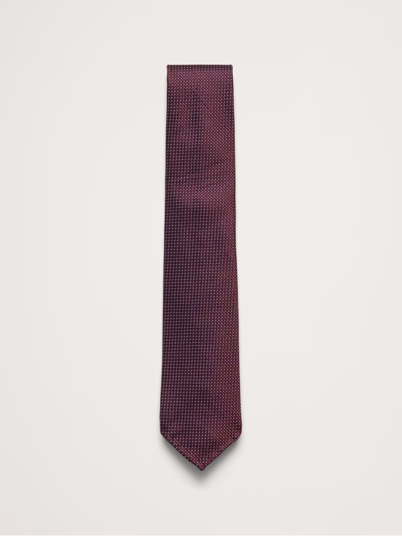 【SALE／15%OFF】BANANA REPUBLIC (M)絹地タイ王国 バナナ・リパブリック 背広・フォーマル タイ・蝶タイ 赤銅色 赤いこと【RBA_E】【貨物輸送無料】 スーツ用ファッション小物-バッグ・小物・ブランド雑貨