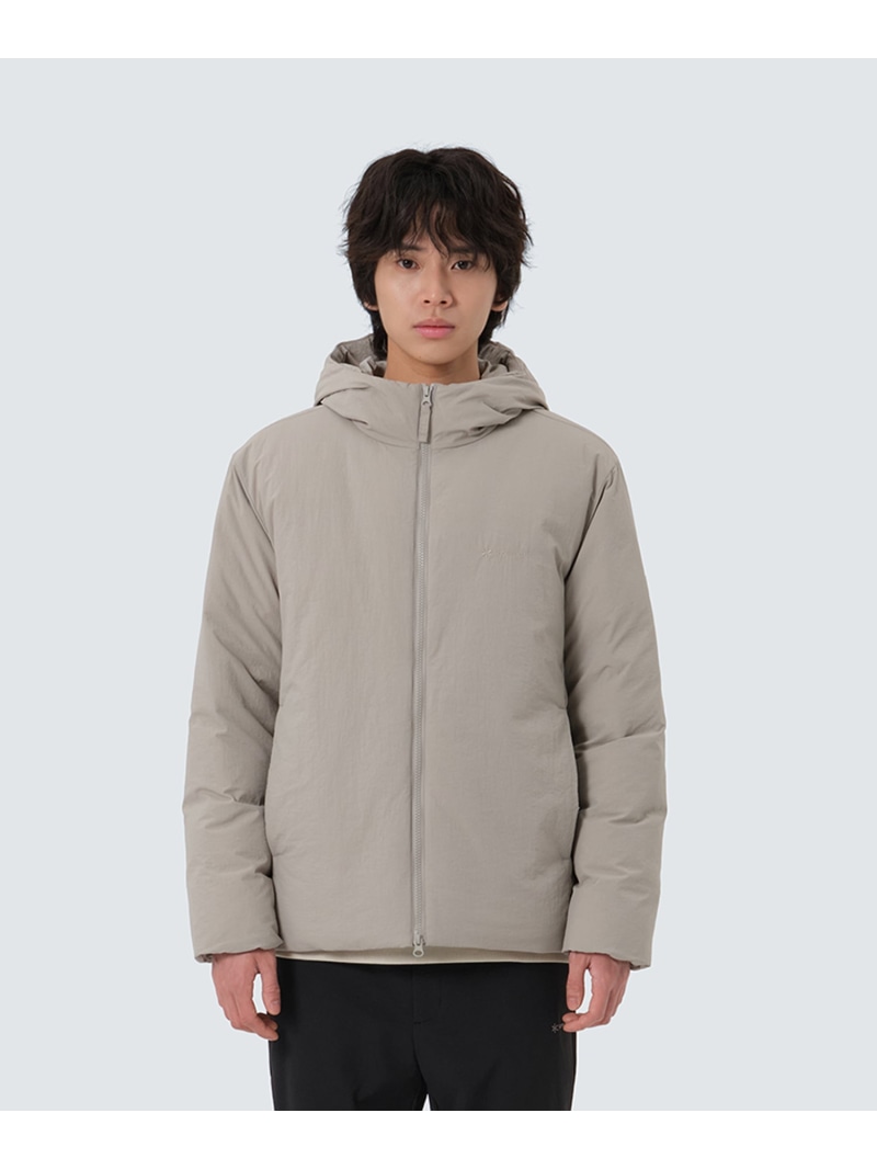 Snow Peak Land Hood LW Down Jacket スノーピーク ジャケット・アウター ダウンジャケット・ダウンベスト ブラック グレー【送料無料】