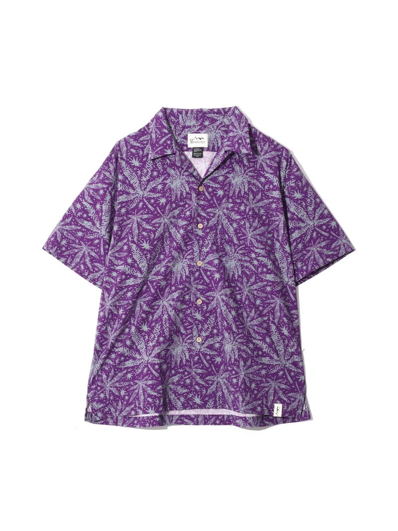 MANASTASH MANASTASH/マナスタッシュ/HEMP PATTERN SHIRTS マナスタッシュ トップス シャツ・ブラウス パープル グリーン【送料無料】| Fashion Men
