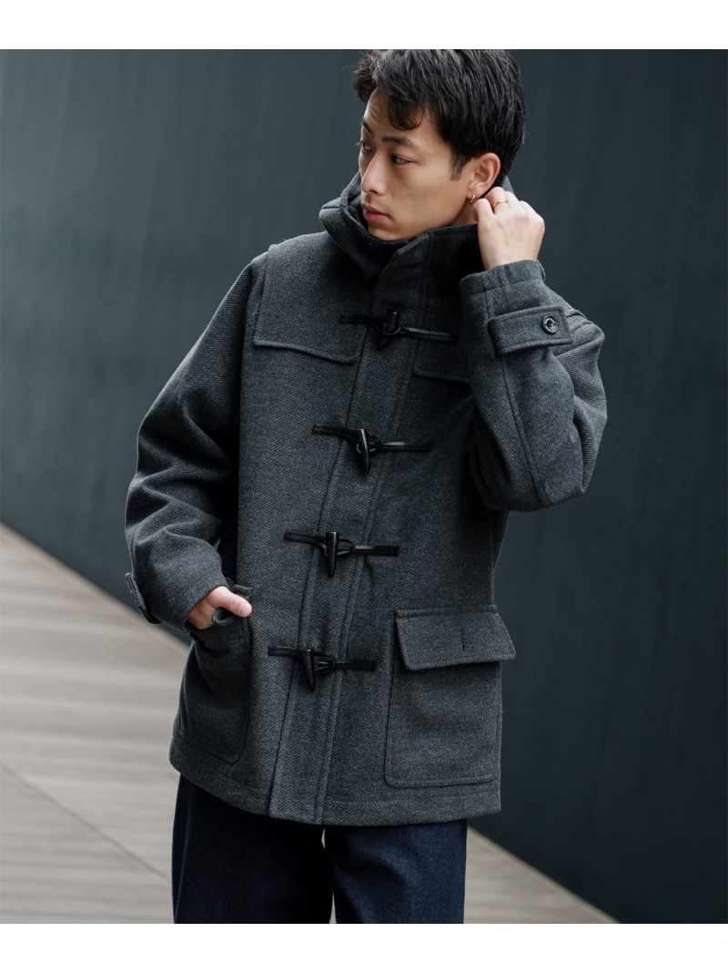 BEAMS HEART MEN 【4サイズ展開/定番/防寒】ジップ ダッフル コート 25AW (SーXLサイズ) 秋冬 冬アウター ビームス ハート ジャケット・アウター ダッフルコート グレー ホワイト ネイビー【送料無料】| Fashion Men