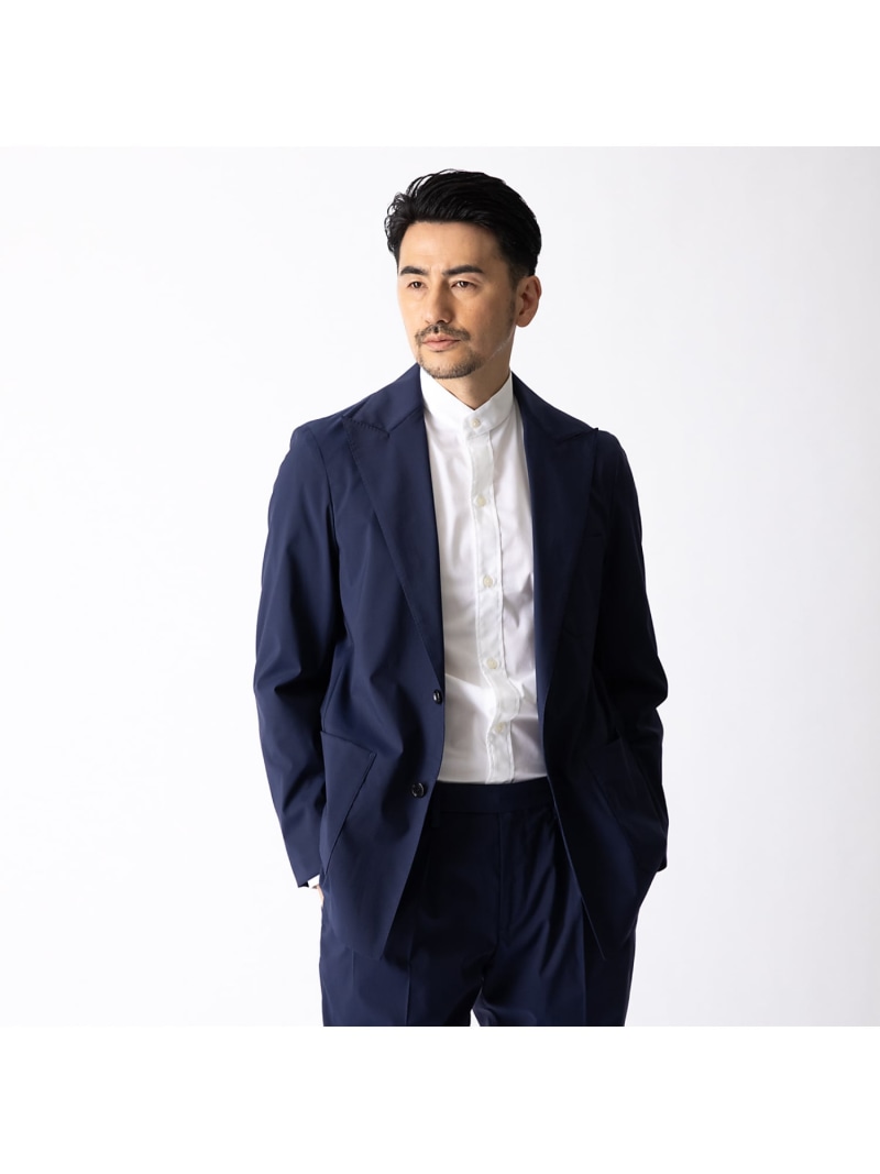【SALE／50%OFF】DESIGNWORKS 【セットアップ対応】テクノソラーロ ストレッチ ジャケット デザインワークス ジャケット・アウター テーラードジャケット・ブレザー ネイビー【RBA_E】【送料無料】