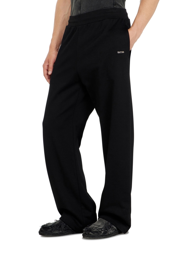 DIESEL メンズ スウェットパンツ P-MARTAINS-MET ディーゼル ズボン下 ジャージ・スウェットパンツ 黒いこと【貨物輸送無料】