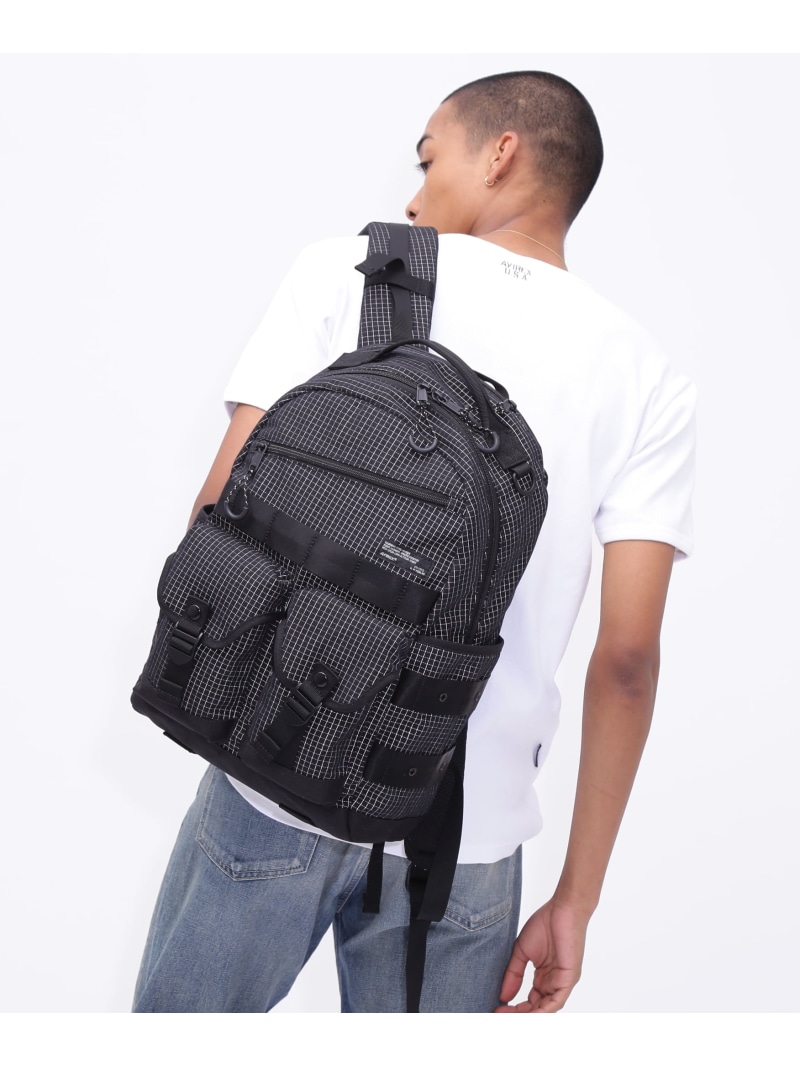 AVIREX 《直営店限定》REFLECT RIP RUCKSACK アヴィレックス バッグ その他のバッグ ブラック【送料無料】