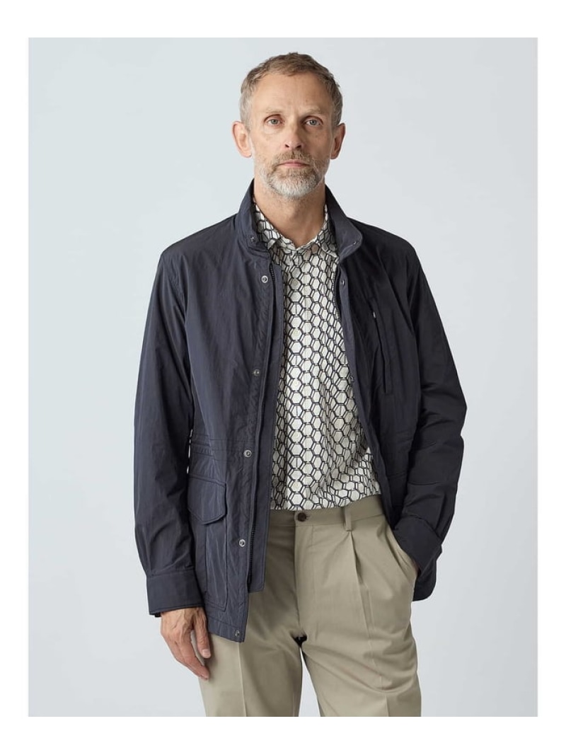 Aquascutum MEN Light Field Jacket アクアスキュータム ジャケット・アウター ブルゾン・ジャンパー ネイビー【送料無料】