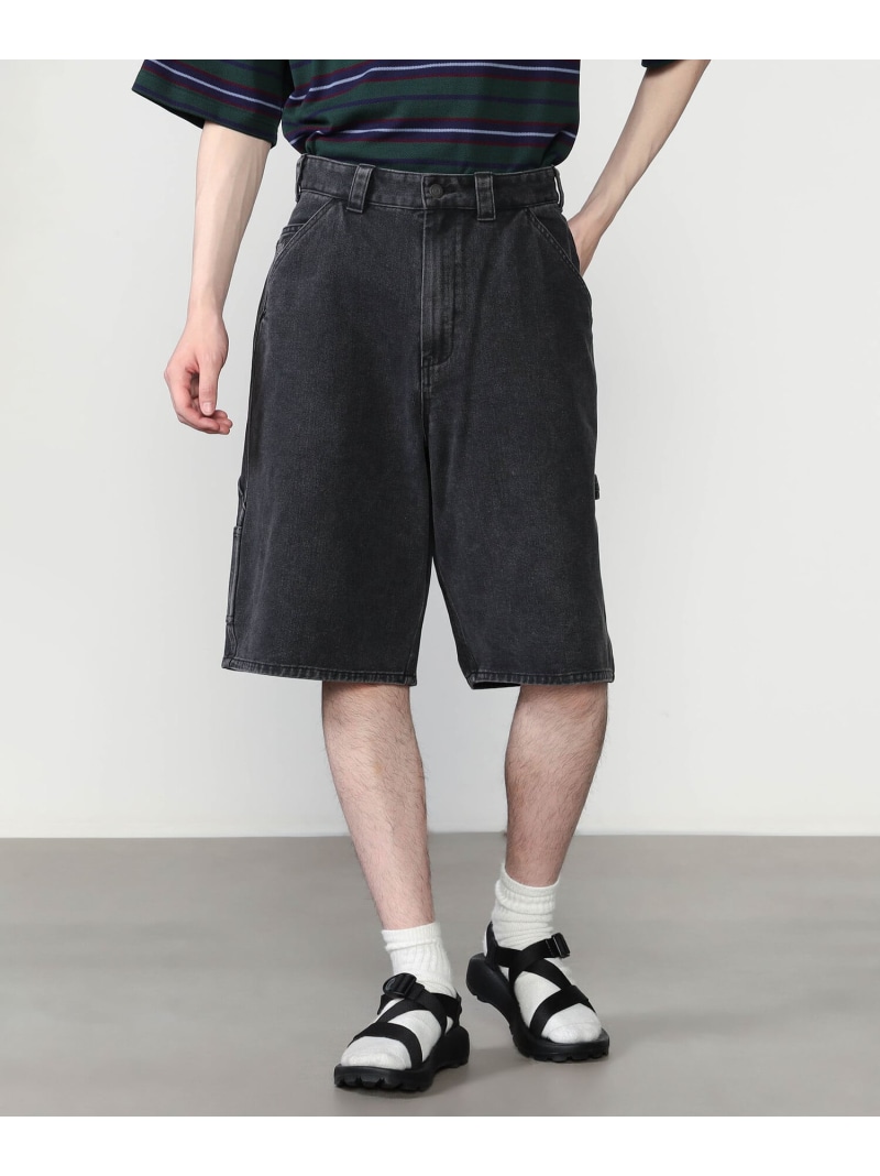 Bshop SEDAN ALL-PURPOSE ｜ ジーンズ カーペンターショーツ MEN 司教 ズボン下 余分の物のズボン下 米国海軍 黒いこと【貨物輸送無料】