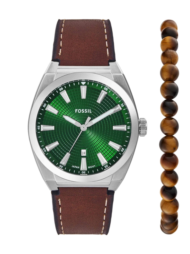 FOSSIL フォッシル 腕時計 メンズ アナログ レザー FS6080SET フォッシル アクセサリー・腕時計 腕時計【送料無料】