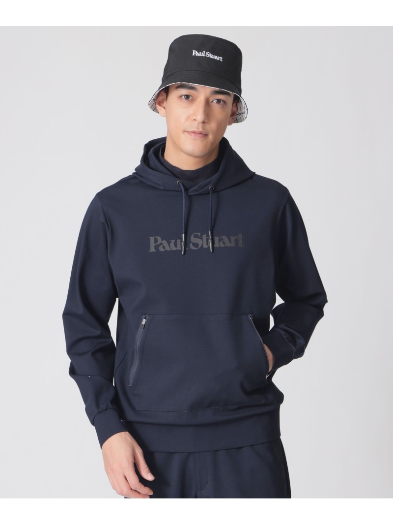 Paul Stuart 【GOLF Men\u0027s】アクティブポンチパーカー 極点・スチュアート トップス パーカー・フーディー ベージュ 米国海軍【貨物輸送無料】