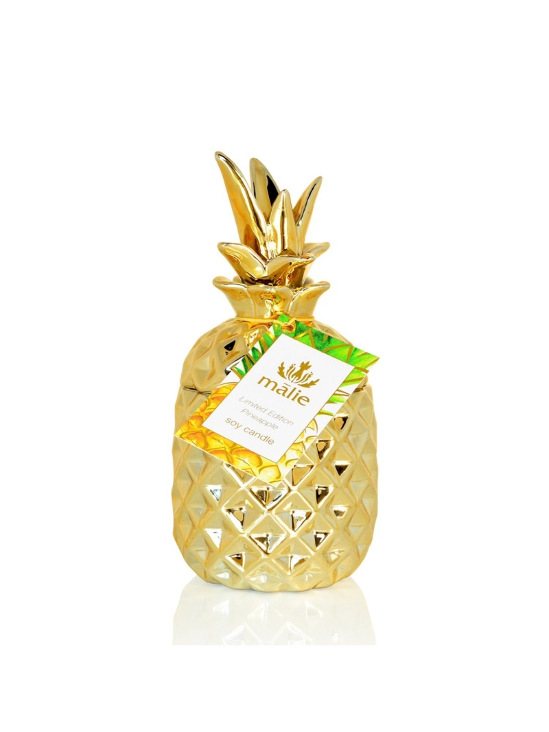 Malie Organics (公式)Soy Candle Pineapple マリエオーガ二クス インテリア・生活雑貨 ディフューザー・お香・アロマオイル・キャンドル【送料無料】