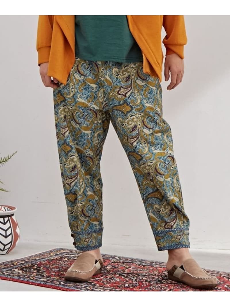 チャイハネ 【チャイハネ】デュオメンズパンツ アミナコレクション パンツ その他のパンツ ブルー ベージュ ブラック【送料無料】