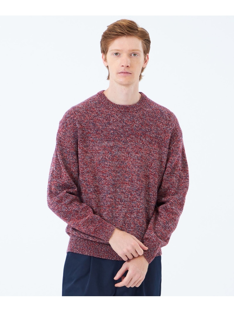 【SALE／27%OFF】MACKINTOSH PHILOSOPHY 5Gムリネ天竺 クルーネックプルオーバー マッキントッシュ フィロソフィー トップス ニット レッド ネイビー グレー【RBA_E】【送料無料】