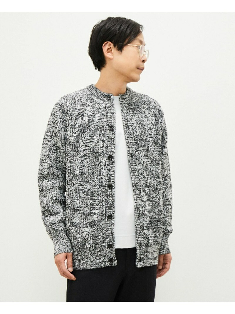 Men S Melrose W メンズメルローズ Ac Cスラブクルーネックカーデ