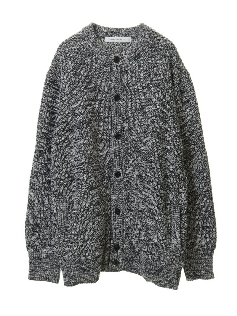 Men S Melrose W メンズメルローズ Ac Cスラブクルーネックカーデ