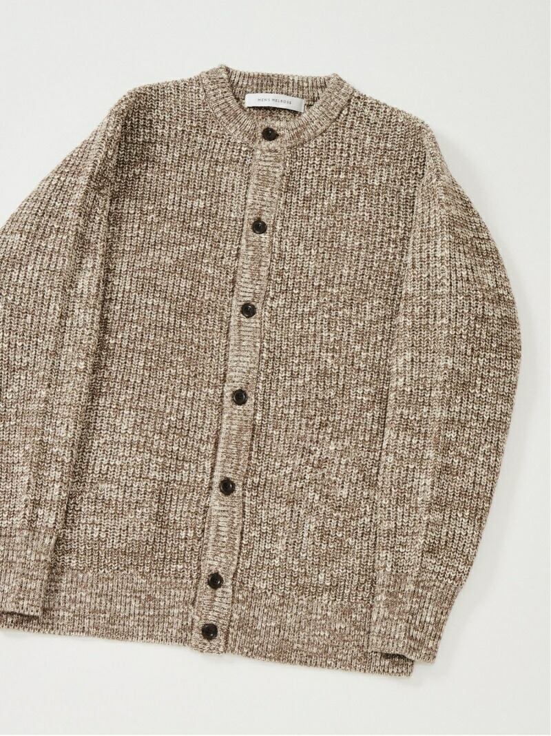 Men S Melrose W メンズメルローズ Ac Cスラブクルーネックカーデ