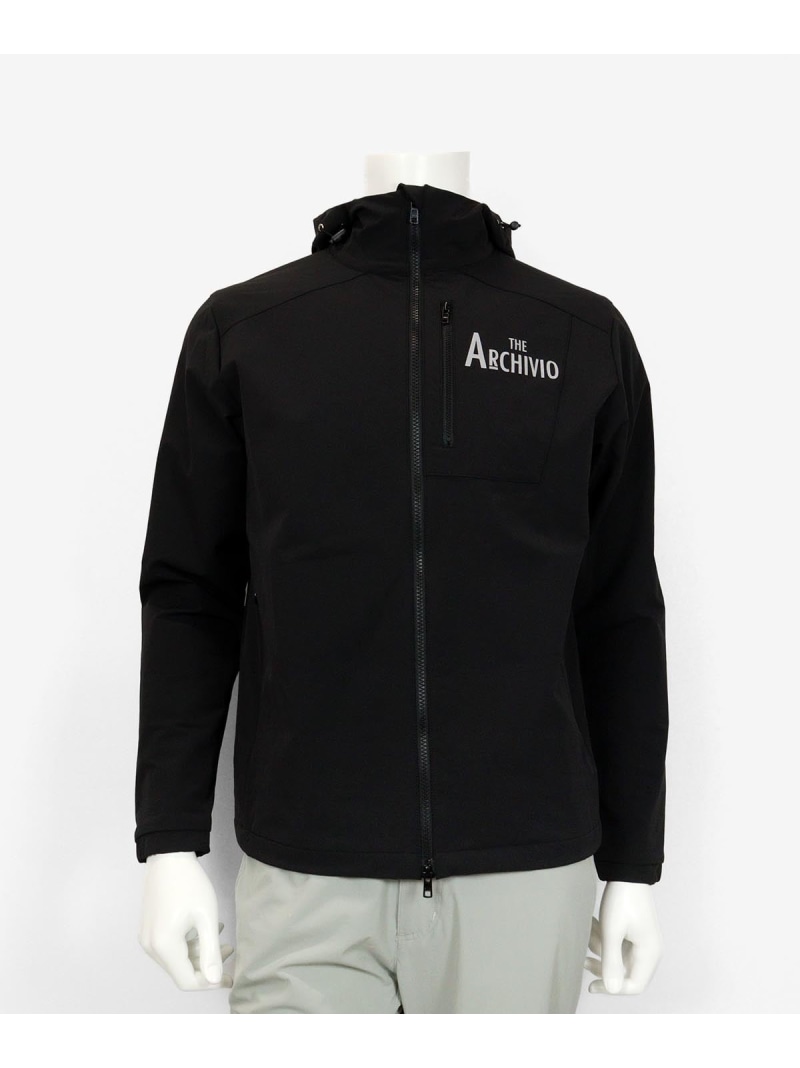 【SALE／40%OFF】ARCHIVIO 【メンズ】フード付き撥水ジップブルゾン アルチビオ ジャケット・アウター ブルゾン・ジャンパー ブラック レッド ホワイト【RBA_E】【送料無料】｜ Fashion Men
