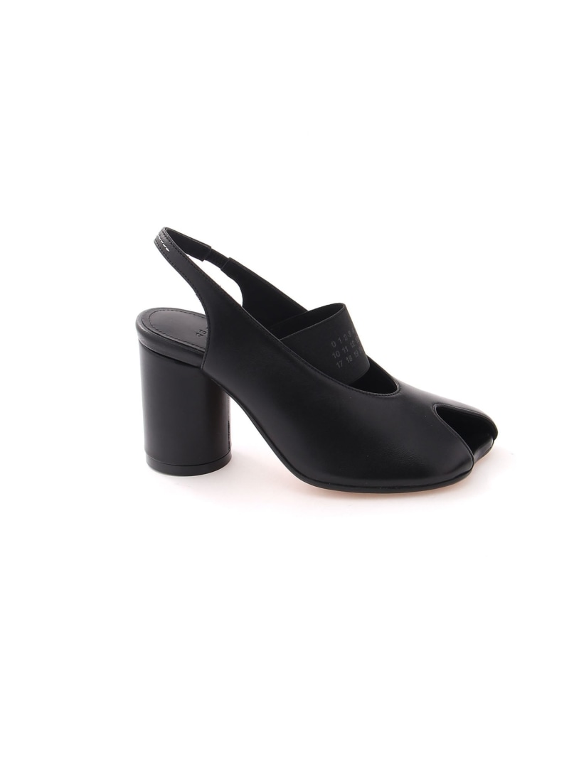 MM6 Maison Margiela アナトミック ニューメリック スリングバック エムエムシックス シューズ・靴 サンダル 黒いこと【貨物輸送無料】