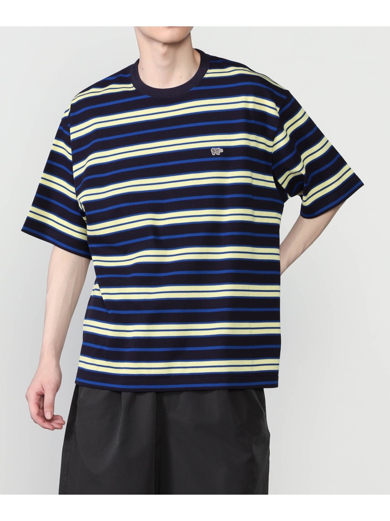 Bshop SCYE BASICS ｜＜別注＞綿織物 鹿の子間借り人プルオーバー MEN 主教 トップス カットソー・プルオーバー 緑であること 米国海軍 赤銅色【貨物輸送無料】