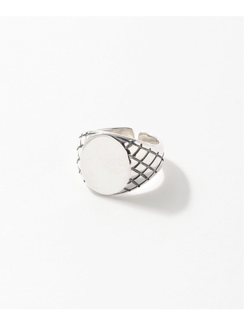 【SALE／62%OFF】BURNER (U)図案化 輪っか bla-ring-00160 U 焼却装置 付属物・ウォッチ 輪っか・指環 しろがね色【RBA_E】【貨物輸送無料】 メンズジュエリー・アクセサリー-ジュエリー・アクセサリー-指輪・リング