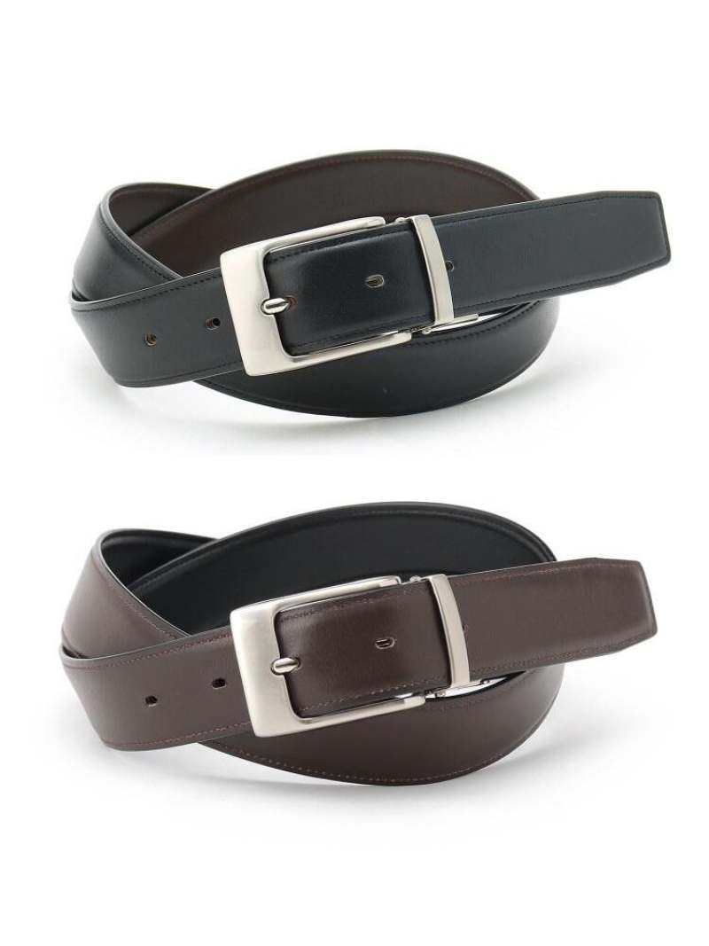 Takeo Kikuchi ビジネスベルト リバーシブル仕様 デュプイレザー