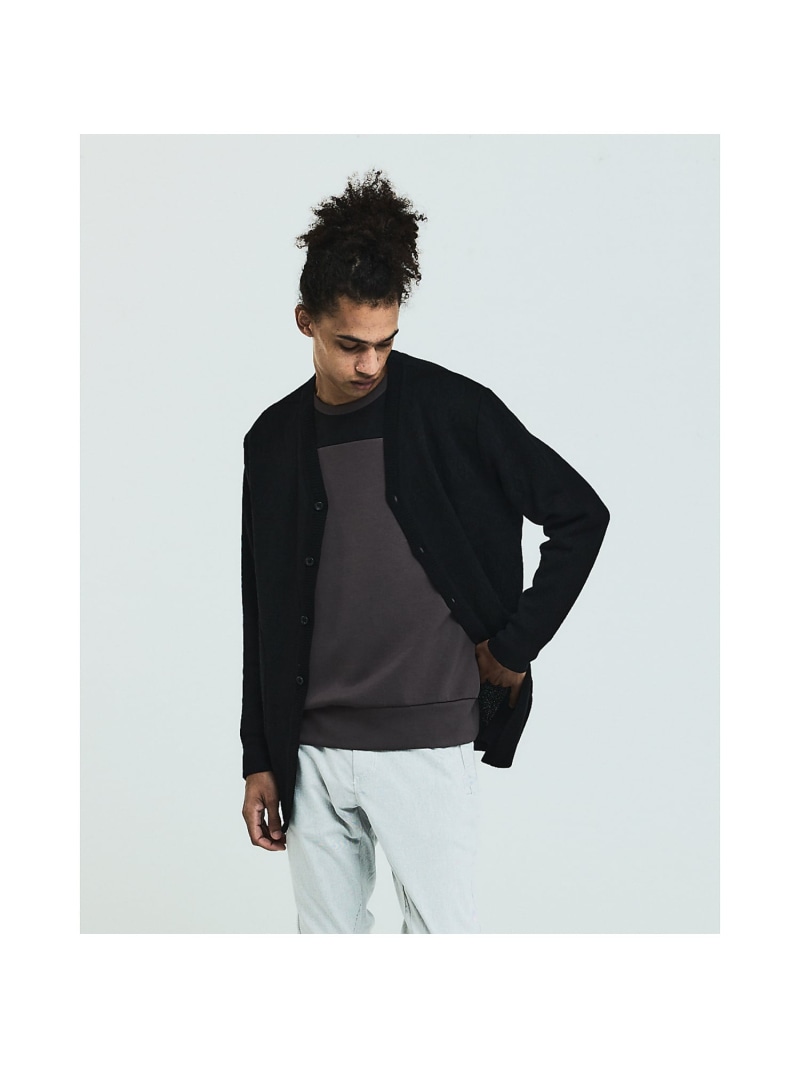 【SALE／25%OFF】5351POUR LES HOMMES ジャガード ニットカーディガン ゴーサンゴーイチプールオム トップス カーディガン ブラック【RBA_E】【送料無料】｜ Fashion Men