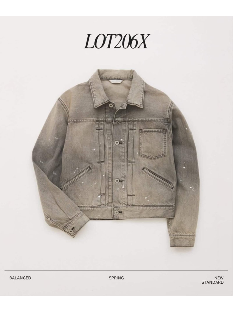 JOURNAL STANDARD デニム トラッカー LOT206X ジャーナル スタンダード ジャケット・アウター デニムジャケット グレー ネイビー【送料無料】