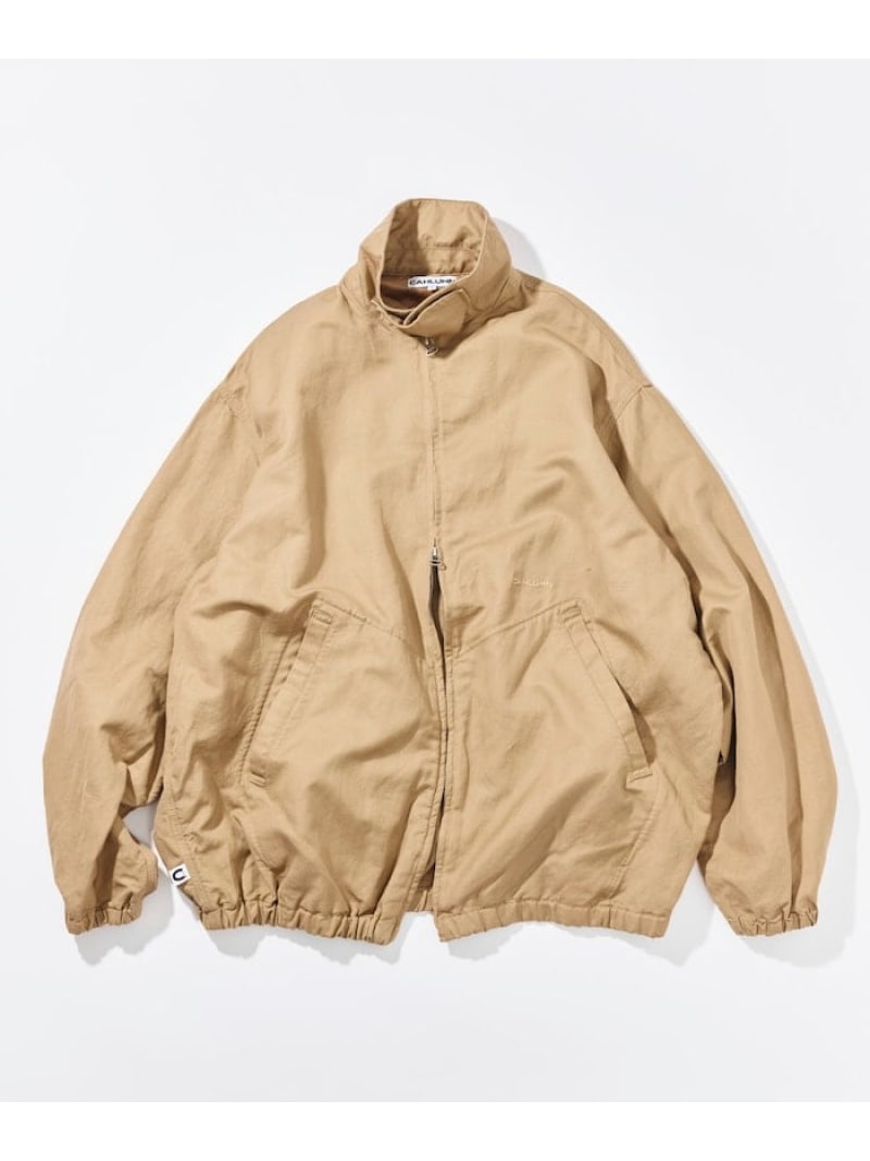 CAHLUMN Cotton Linen Harrington Jacket フリークスストア ジャケット・アウター ブルゾン・ジャンパー ネイビー ベージュ【送料無料】 24,948円