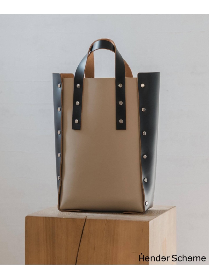 EDIFICE Hender Schemer (エンダースキーマ) your choice assemble hand bag tall M エディフィス バッグ その他のバッグ ブラウン ネイビー【送料無料】 18,480円