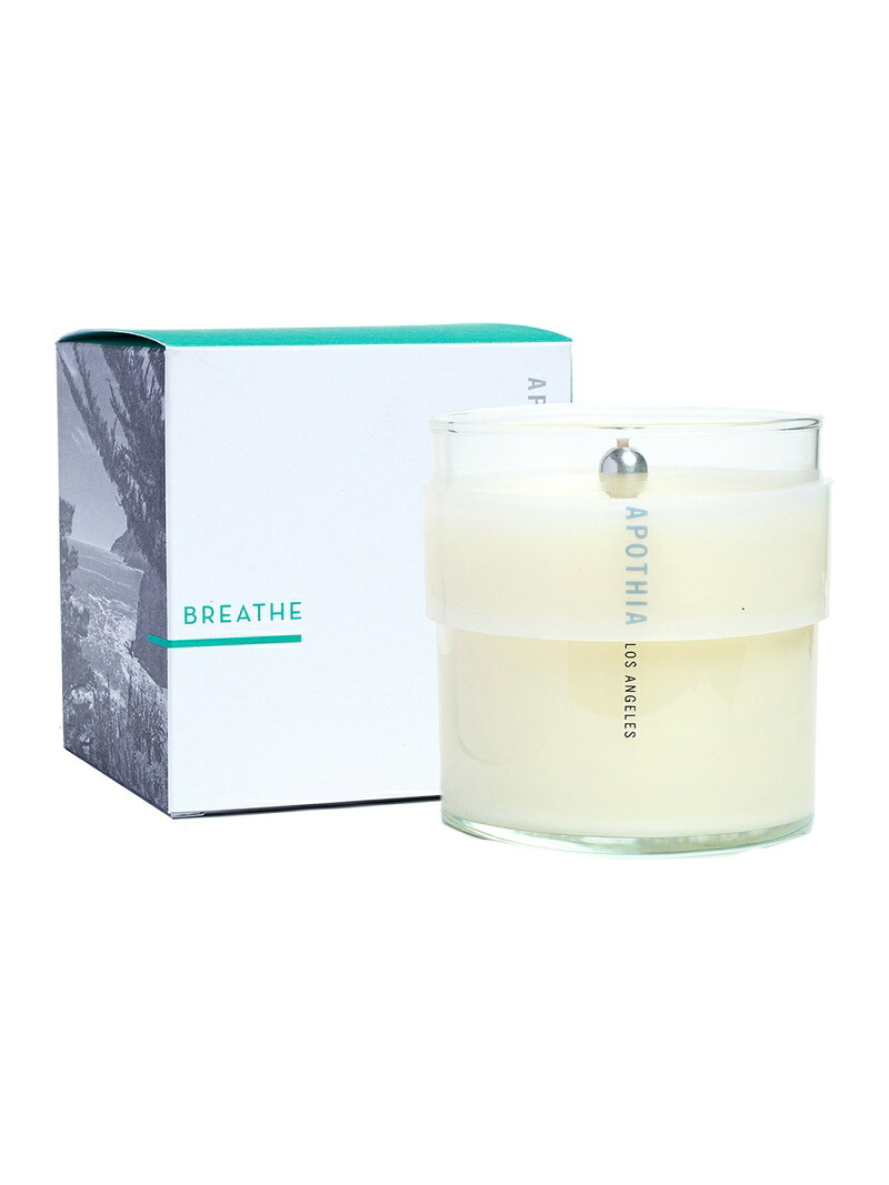 APOTHIA (公式)キャンドル BREATHE アポーシア インテリア・生活雑貨 ディフューザー・お香・アロマオイル・キャンドル ホワイト【送料無料】｜ Fashion Men