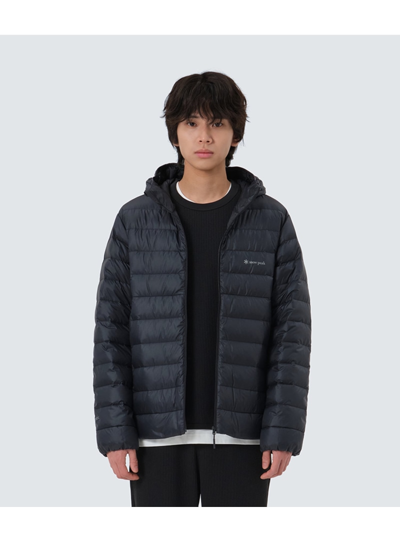Snow Peak Pertex Lightweight Down Jacket スノーピーク ジャケット・アウター ダウンジャケット・ダウンベスト グレー イエロー ブラック【送料無料】 20,350円
