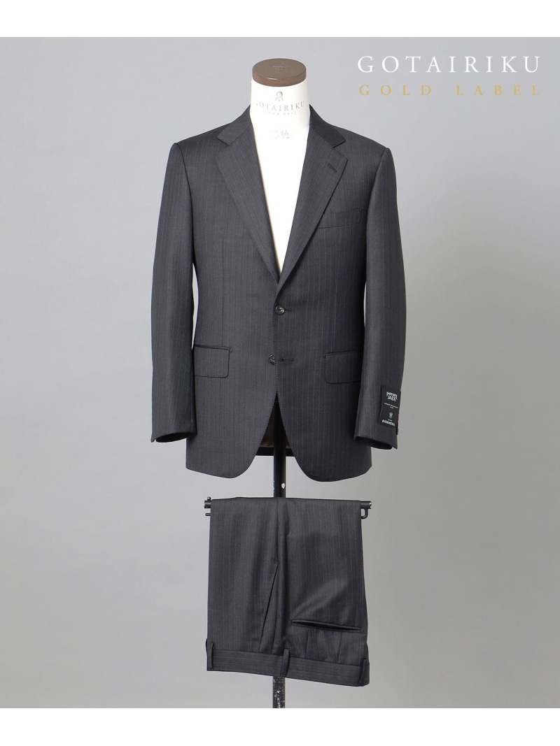GOTAIRIKU GOLD LABEL/WEB\u0026構成要素バス発着場押さえる【DORMEUIL/ドーメル】インペリアルジェイド 通年背広(薄墨色) ゴタイリク 背広・フォーマル セットアップ背広 薄墨色【貨物輸送無料】